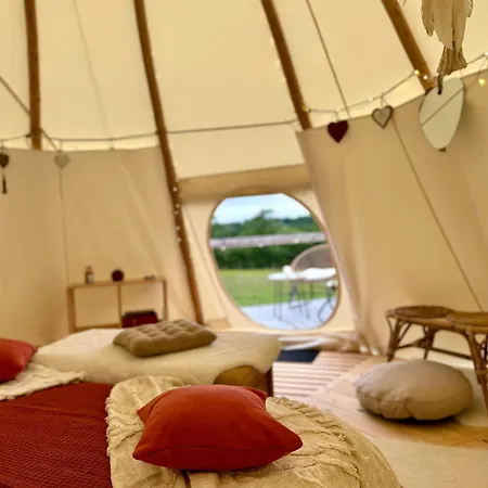 Роскошный шатер Tipi Nuit Insolite En Pleine Nature *